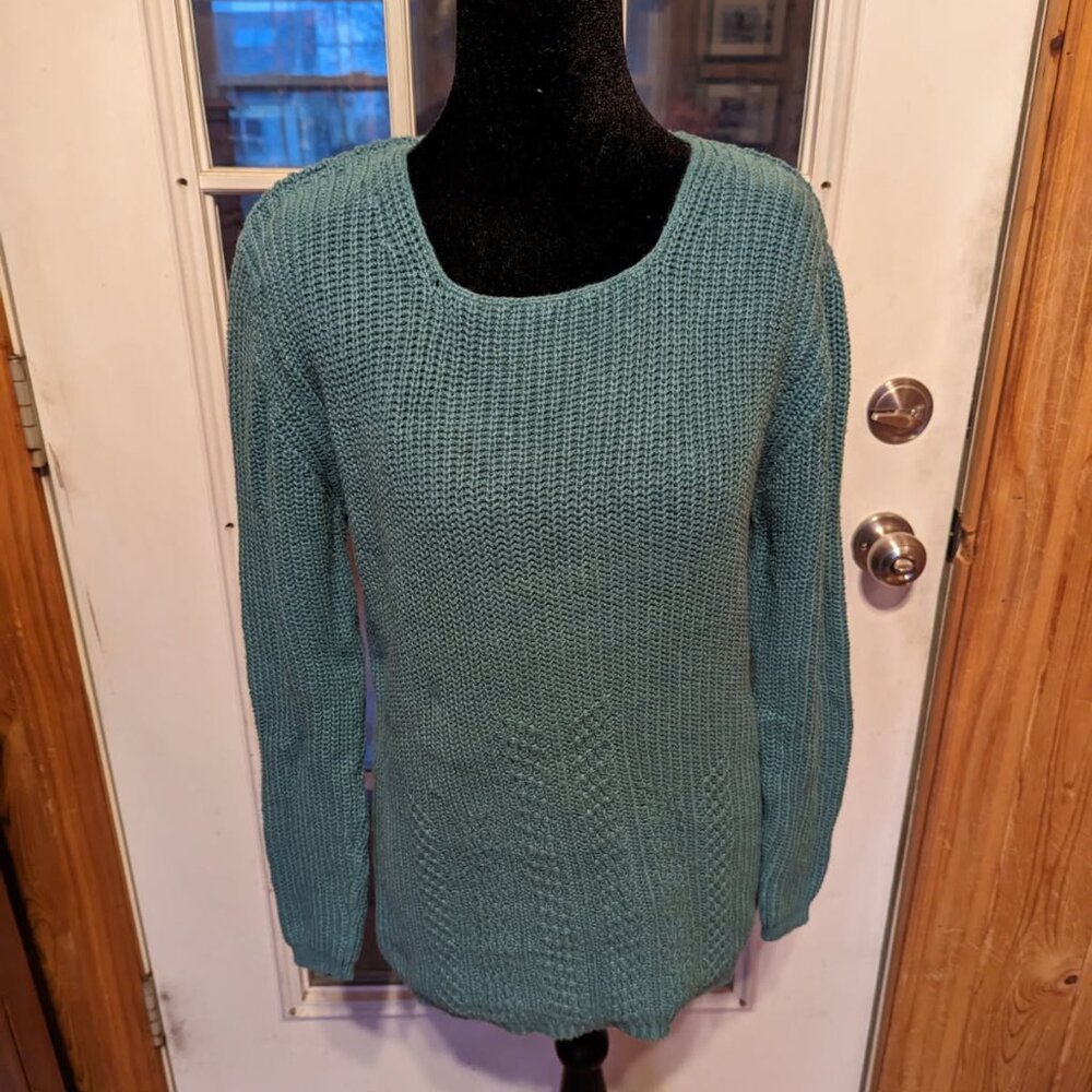 Sweater Kelly Scott blue/green size small